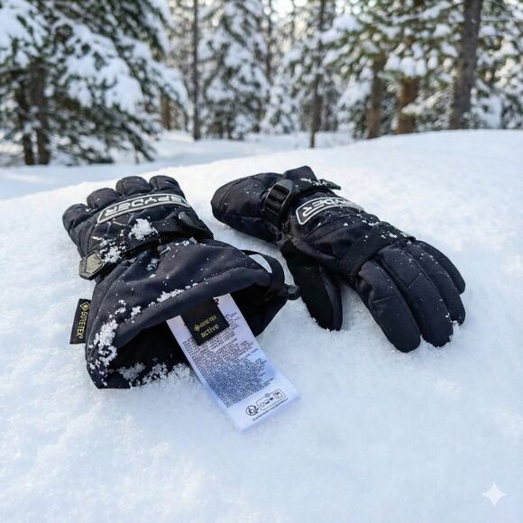 Spyder Men's Overweb GORE-TEX Ski Gloves | Size Medium | Primaloft | Black - Picture 2 of 8